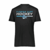 Florida Surf performance tee, hockey logo, black