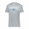 Florida Surf performance tee, hockey logo, silver