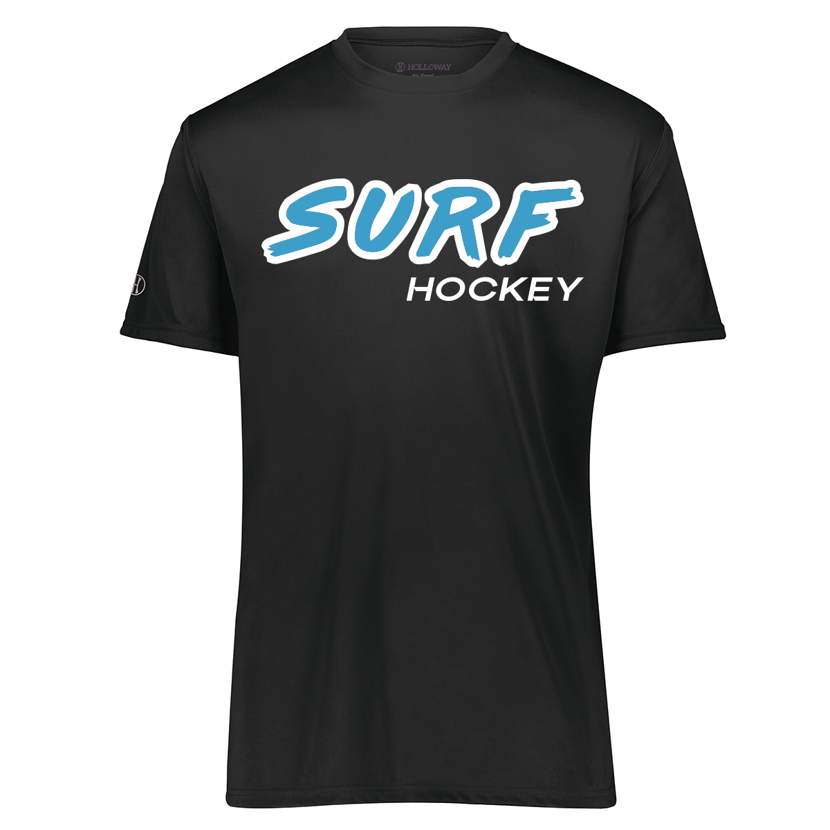 Florida Surf performance tee, hockey logo 3, black