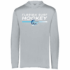 Florida Surf lightweight performance hoodie, new hockey logo, silver