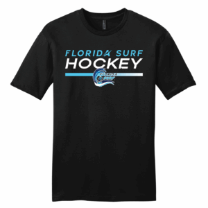 Florida Surf tee, new hockey logo, black