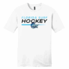 Florida Surf tee, new hockey logo, white
