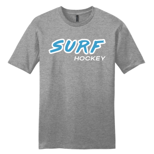 Florida Surf tee, new hockey logo 3, grey frost