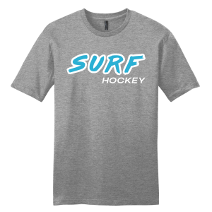 Florida Surf tee, new hockey logo 3, grey frost 2
