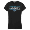 Florida Surf women's fitted tee, new hockey logo, black