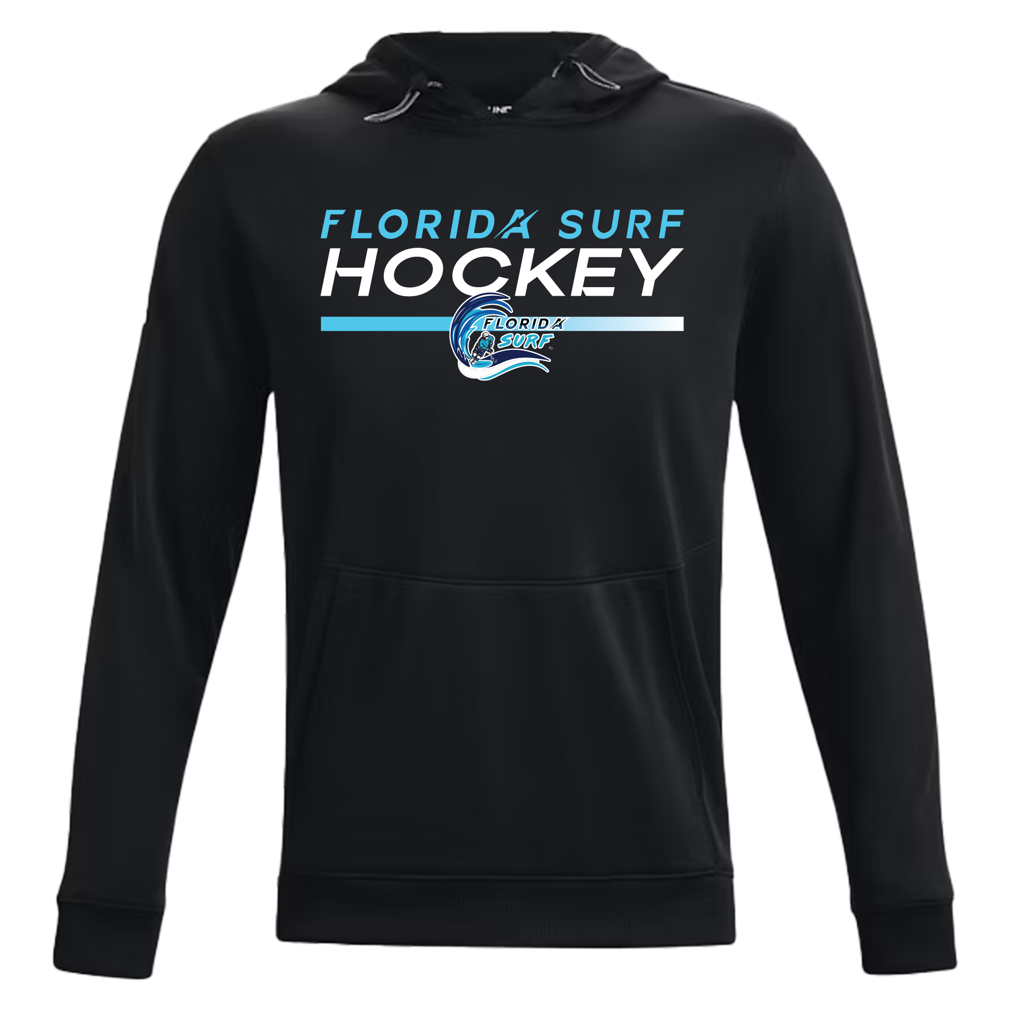 Florida Surf storm hoodie, hockey logo, black